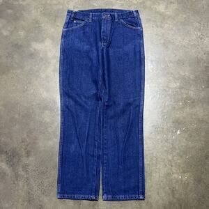 Vintage Y2k Dickies Dark Wash Workwear Jeans 34x31